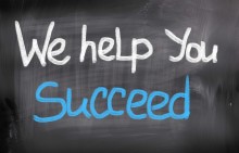 We Help You Succeed Concept